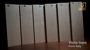 Bachmann viola tops from Italy