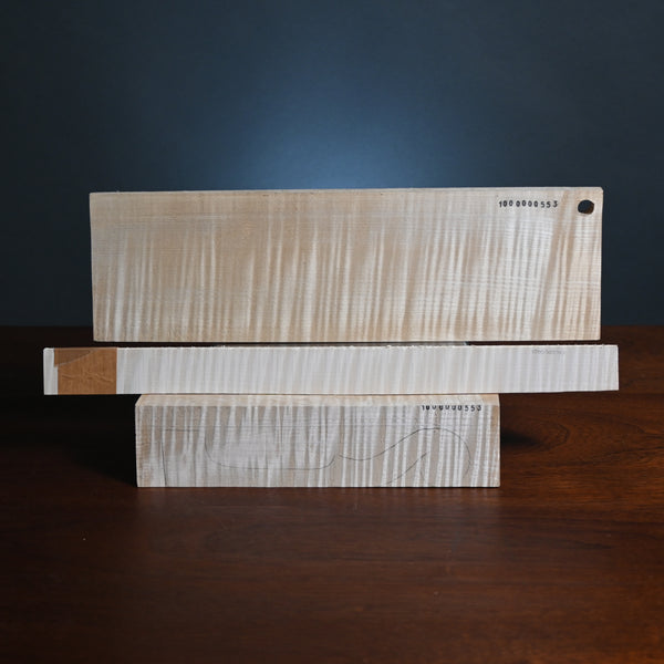 Violin back set (back, ribs, neck) #1000000553
