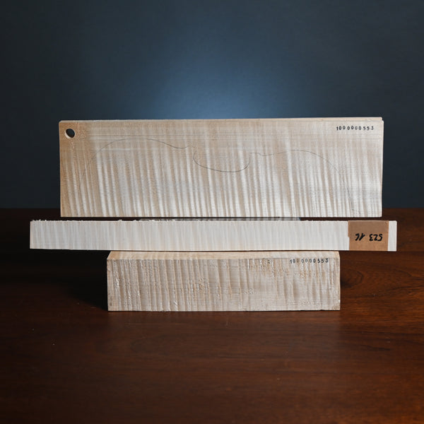Violin back set (back, ribs, neck) #1000000553