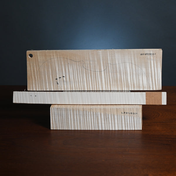 Violin back set (back, ribs, neck) #1000000554