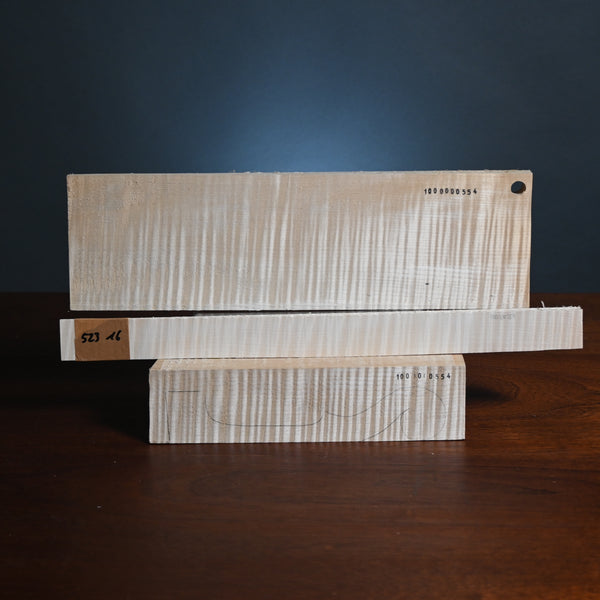 Violin back set (back, ribs, neck) #1000000554