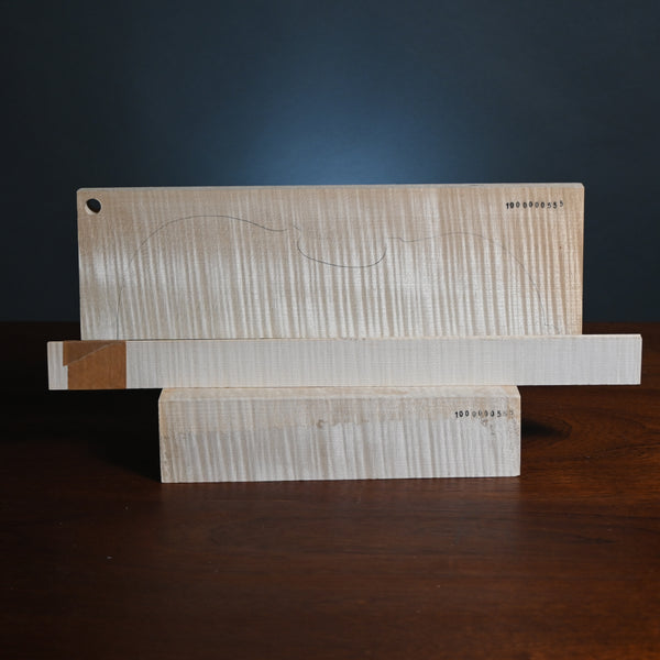 Violin back set (back, ribs, neck) #1000000555