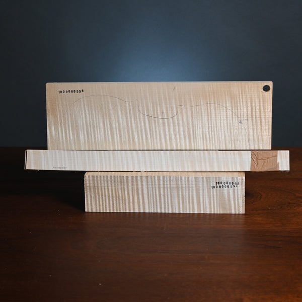 Violin back set (back, ribs, neck) #1000000556