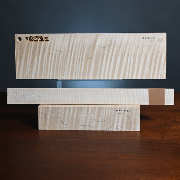 Violin/Viola back set (back, ribs, neck) #1000000557