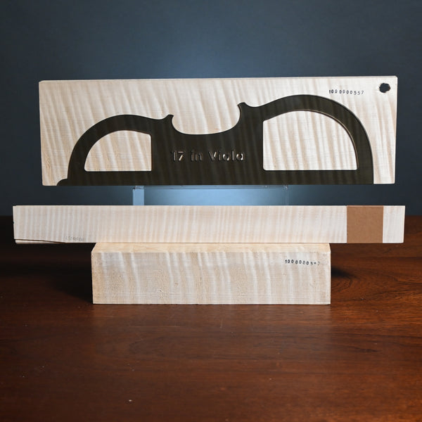 Violin/Viola back set (back, ribs, neck) #1000000557