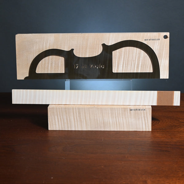 Violin/Viola back set (back, ribs, neck) #1000000558