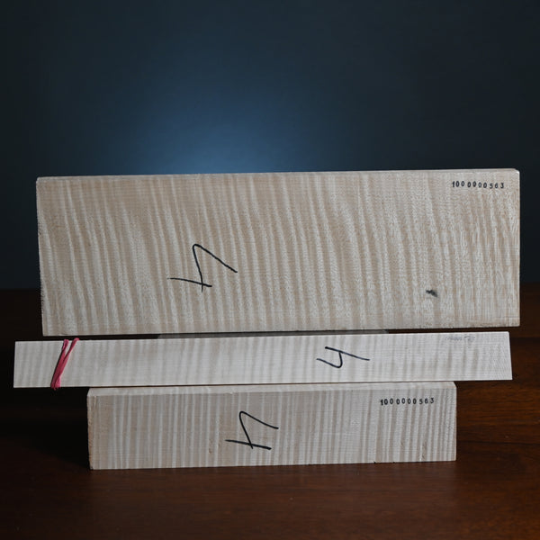 Violin back set (back, ribs, neck) #1000000563
