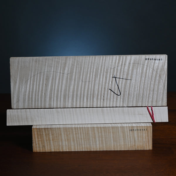 Violin back set (back, ribs, neck) #1000000563