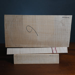 Violin back set (back, ribs, neck) #1000000565