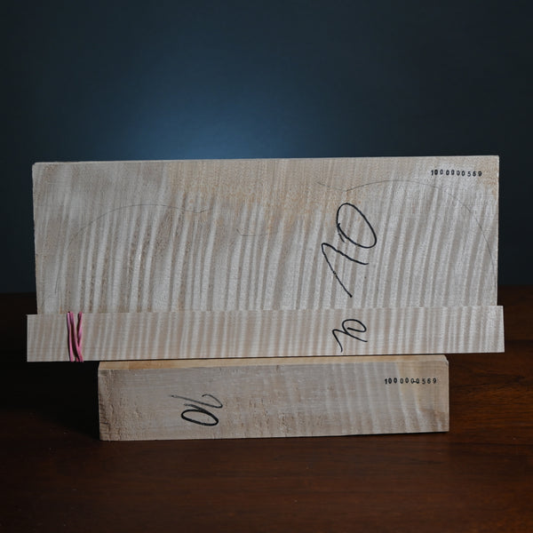 Violin back set (back, ribs, neck) #1000000569