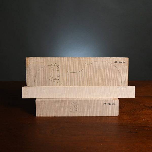 Violin back set (back, ribs, neck) #1000000573
