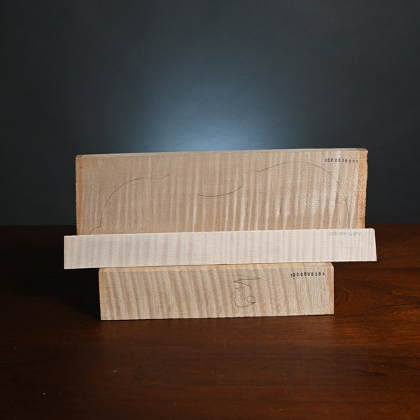 Violin back set (back, ribs, neck) #1000000584