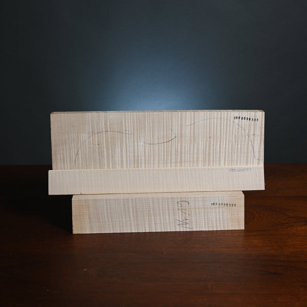 Violin back set (back, ribs, neck) #1000000586