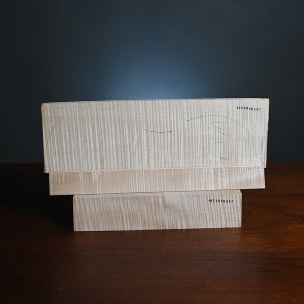 Violin/Viola back set (back, ribs, neck) #1000000587